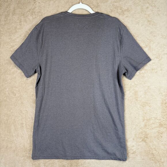 Columbia T-Shirt Mens L Brown Neutral Short Sleeve Shirt Crew Neck Graphic Logo - Picture 2 of 7